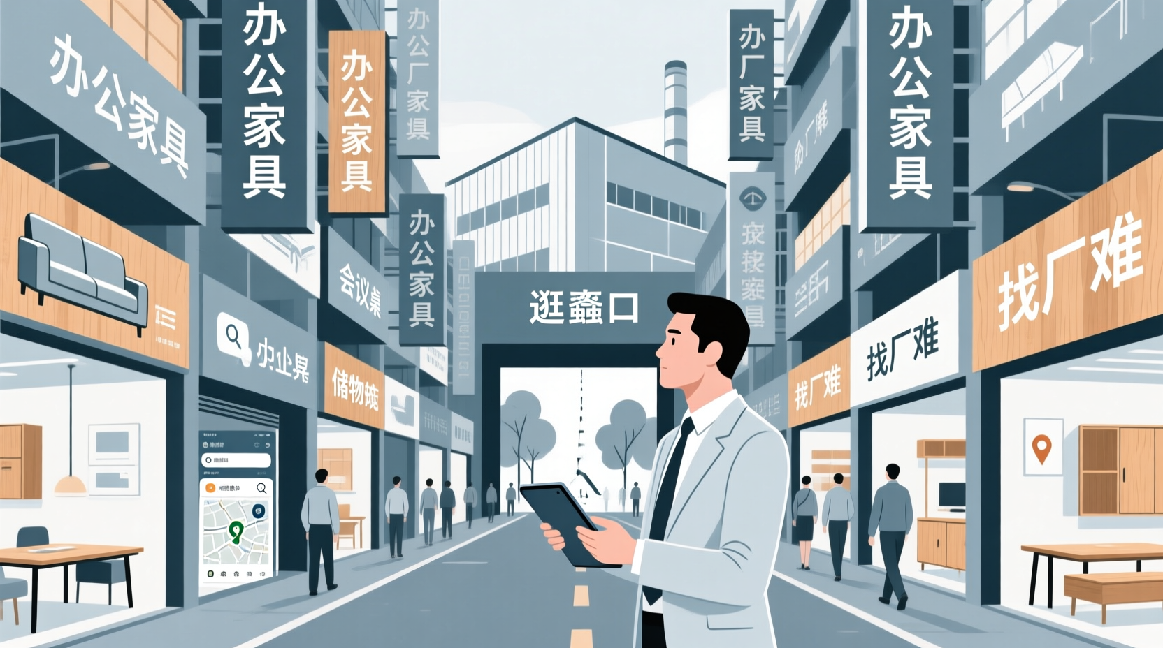 苏州蠡口家具城实景
